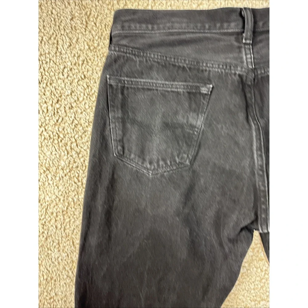 Levis 501XX Jeans Mens 36x32 Black Denim Button Fly Dark Wash Vintage Bootcut